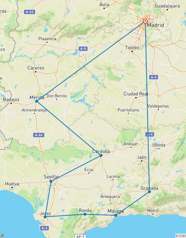 Circuit 9D en petit groupe dans le sud de l\'Espagne circuit