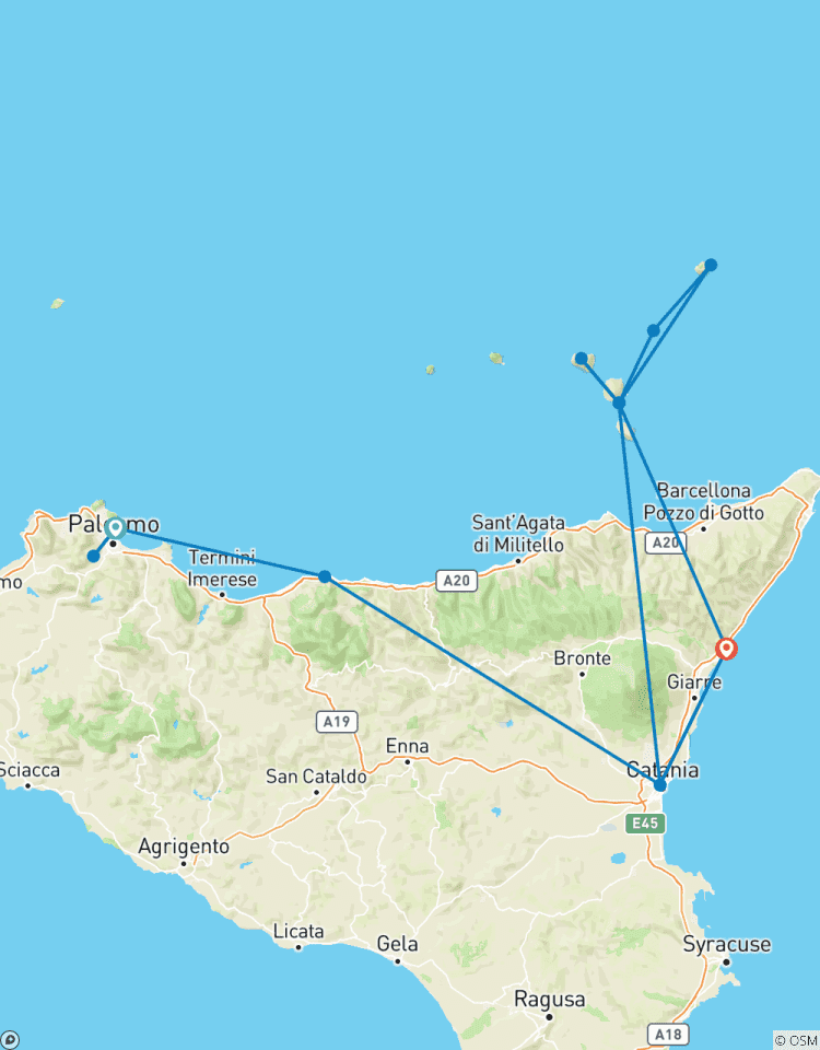 Circuito Secretos de Sicilia - Recorrido por Sicilia y las Islas Eolias