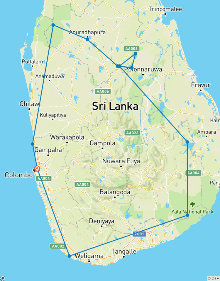 Sri Lanka: één met de wildernis, 11 dagen safari’s in nationale parken, privétour-rondreis
