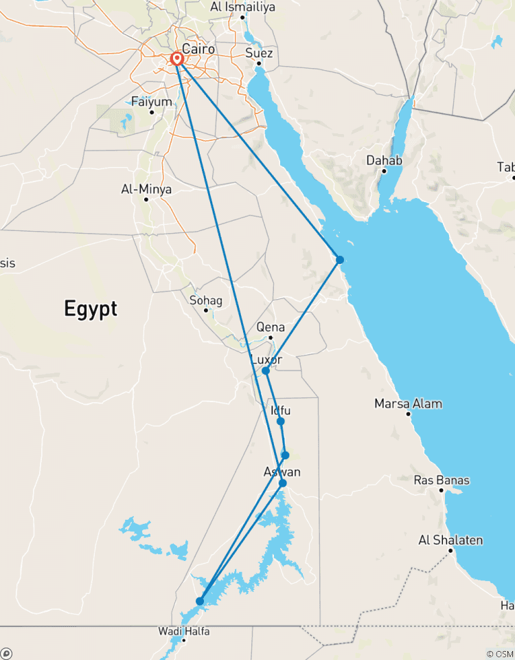 Circuit Nefertiti Egypt Honey Moon (Le Caire, Assouan, Croisière sur le Nil, Louxor, Hurghada & plus.....) circuit
