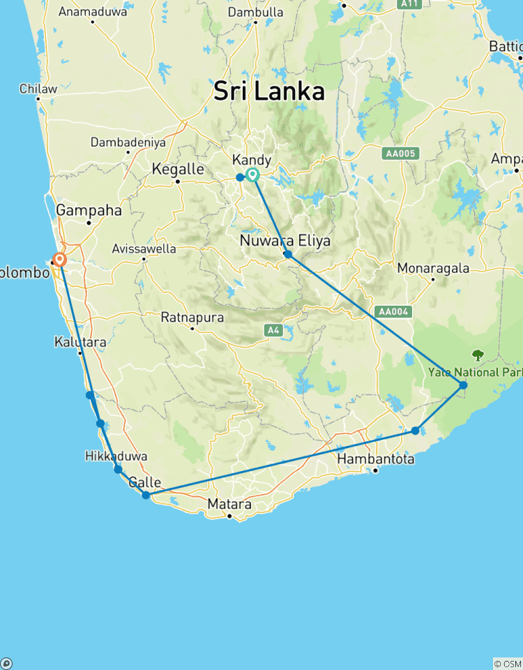 Best of Sri Lanka 7 Days, Private Tour Tour