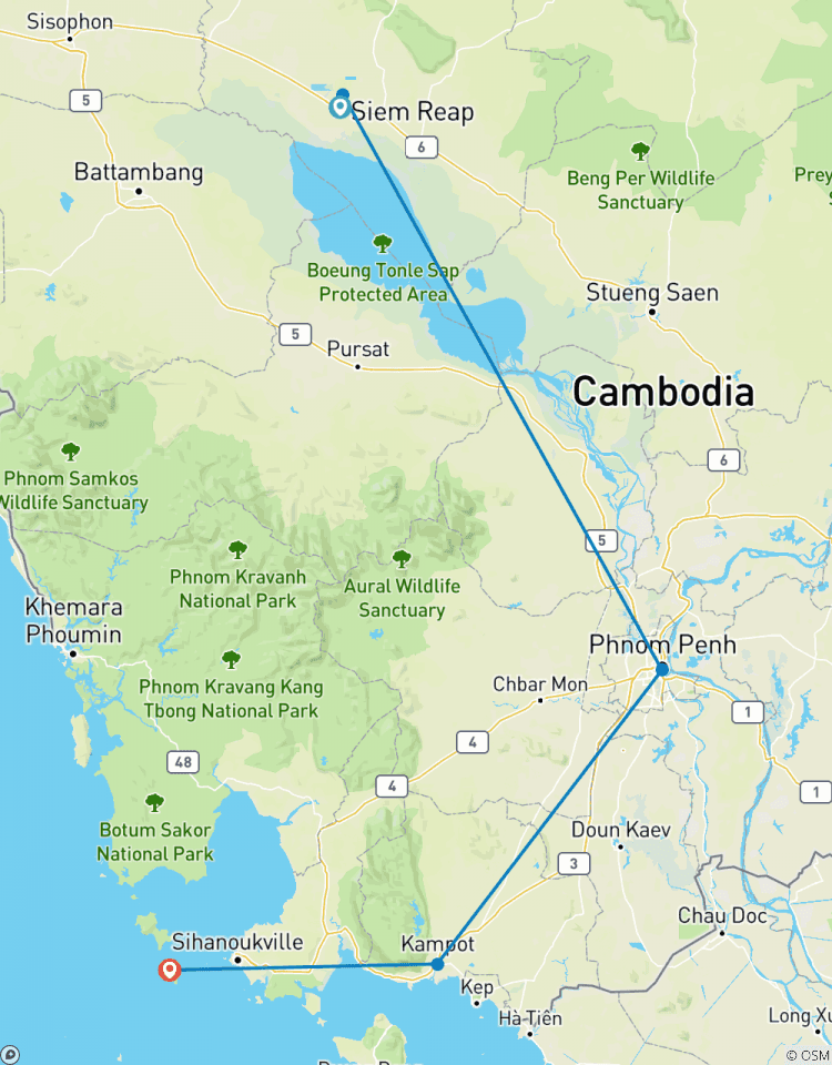 Explorateur du Cambodge circuit