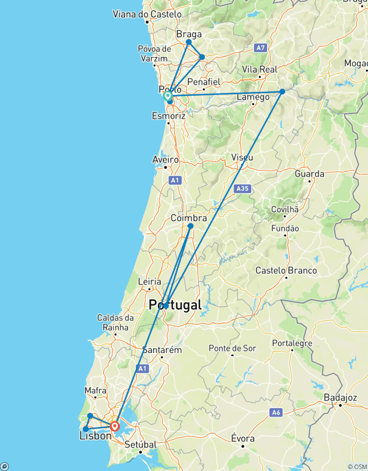 Circuito La mejor experiencia en Portugal - 10 días