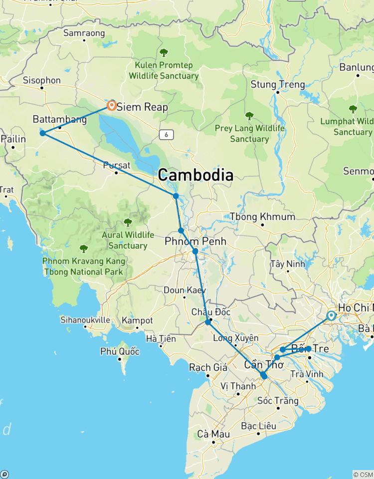 Het beste van Cambodja & Zuid-Vietnam – 4* hotels-rondreis