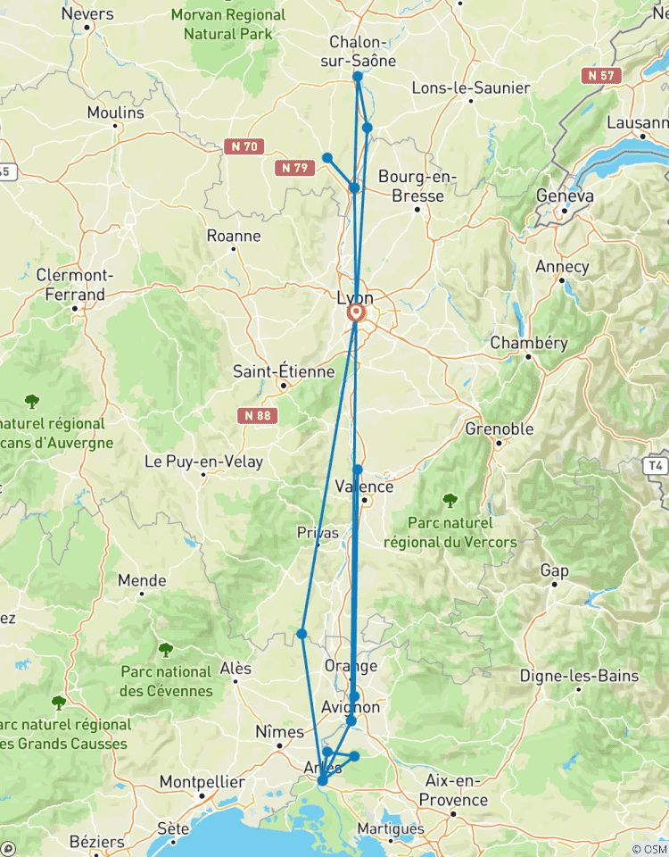 Rhône | Fiets & Boot | E-bike tocht met gids-rondreis