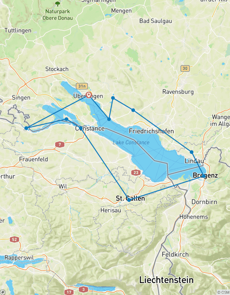 Bodensee | Begeleide fietstocht | Drielandenreis-rondreis