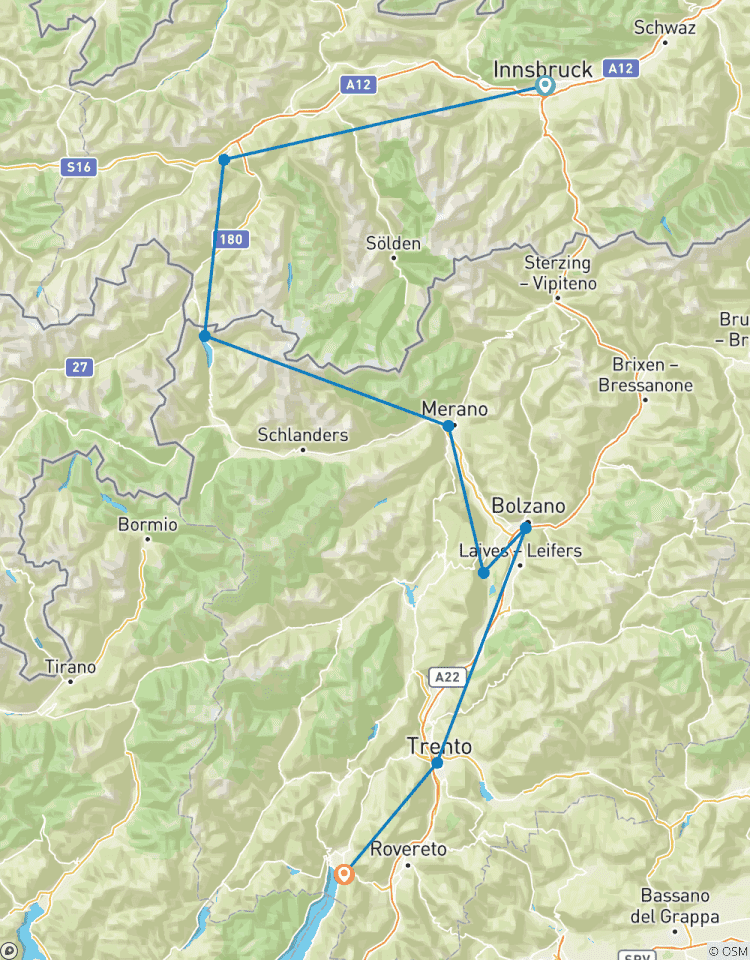 Circuito Innsbruck - Lago de Garda deportivo