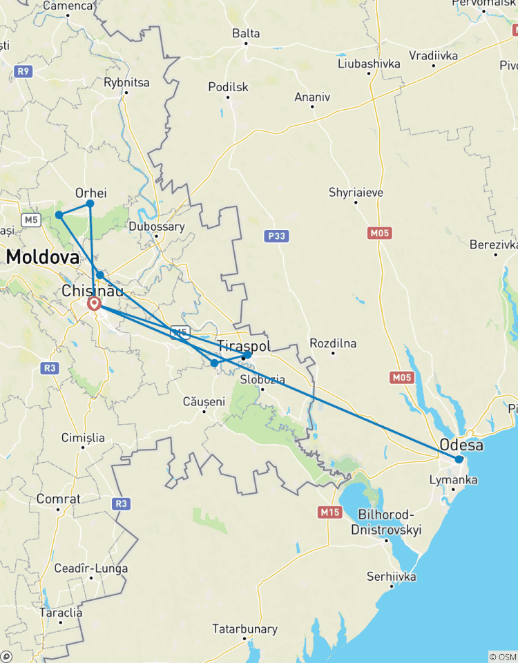 Circuito 5 días: Rincones Olvidados de Europa Moldavia, Transnistria, Odessa Ucrania viaje seguro