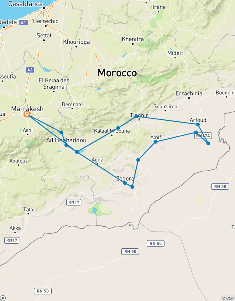 TUI Tours | Montagnes de l\'Atlas - Sur les traces des nomades circuit