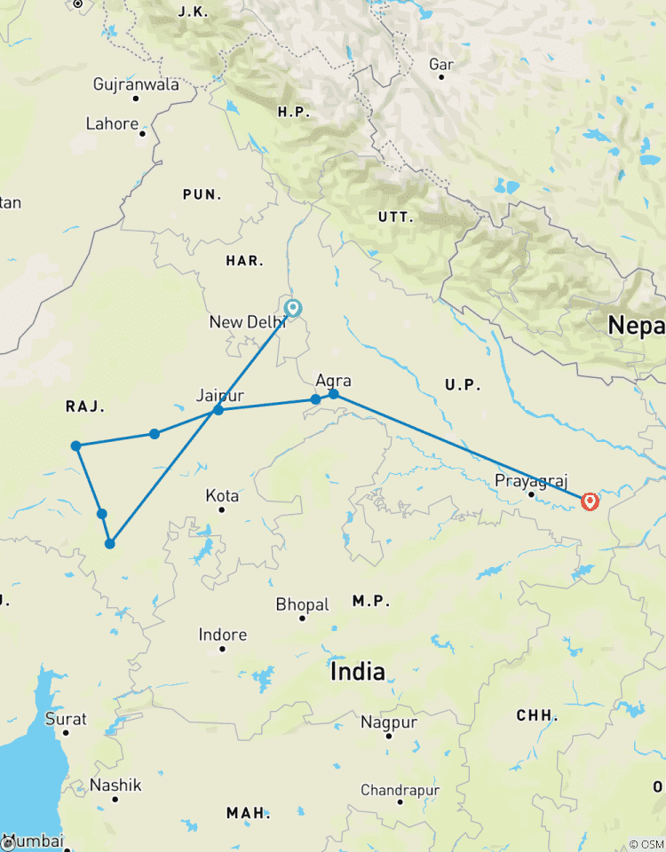 Magisches Rajasthan mit Varanasi, 11-tägige Tour Rundreise