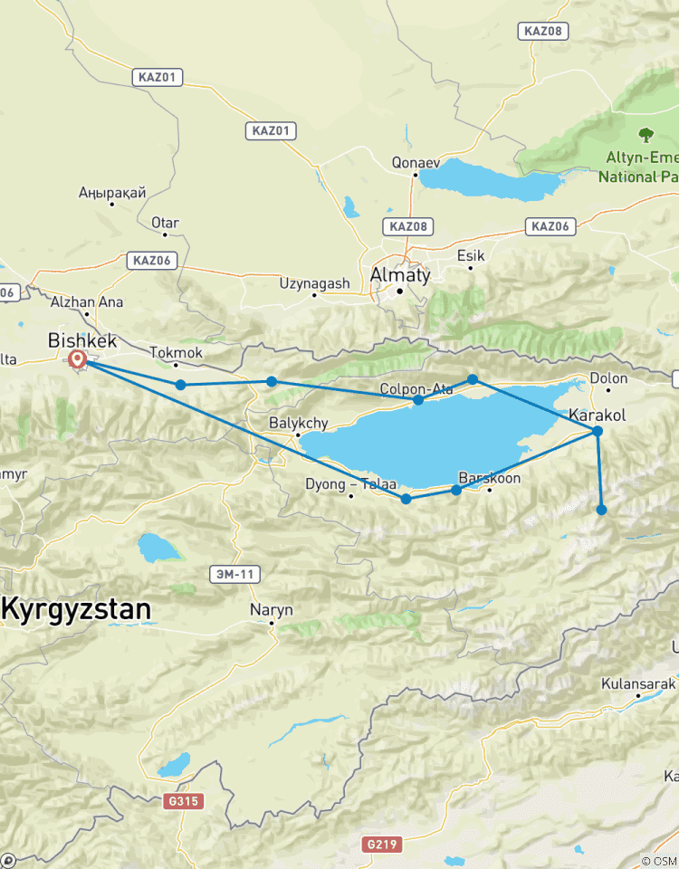 9 jours de vacances sur mesure en famille au Kirghizistan, départ quotidien et guide privé circuit