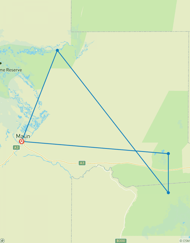 Makgadikgadi Pan, Maun & Nxai Pan Nationalpark: Die wilde Seite von Botswana - 8 Tage Rundreise