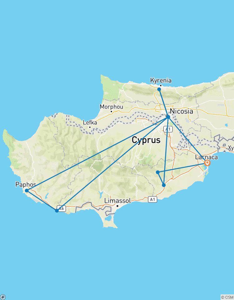 Tailor-Made 6 Days Best Private Cyprus Tour, Daily Start (Private Guide & Driver) Tour