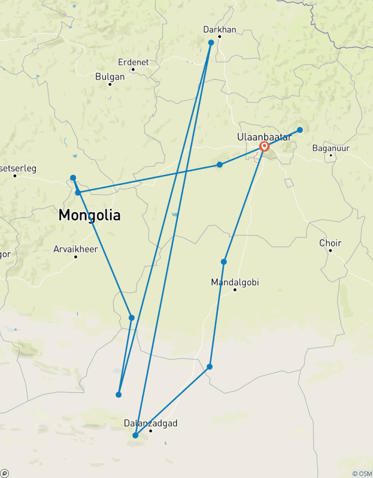 Mongolei: Höhepunkte Rundreise