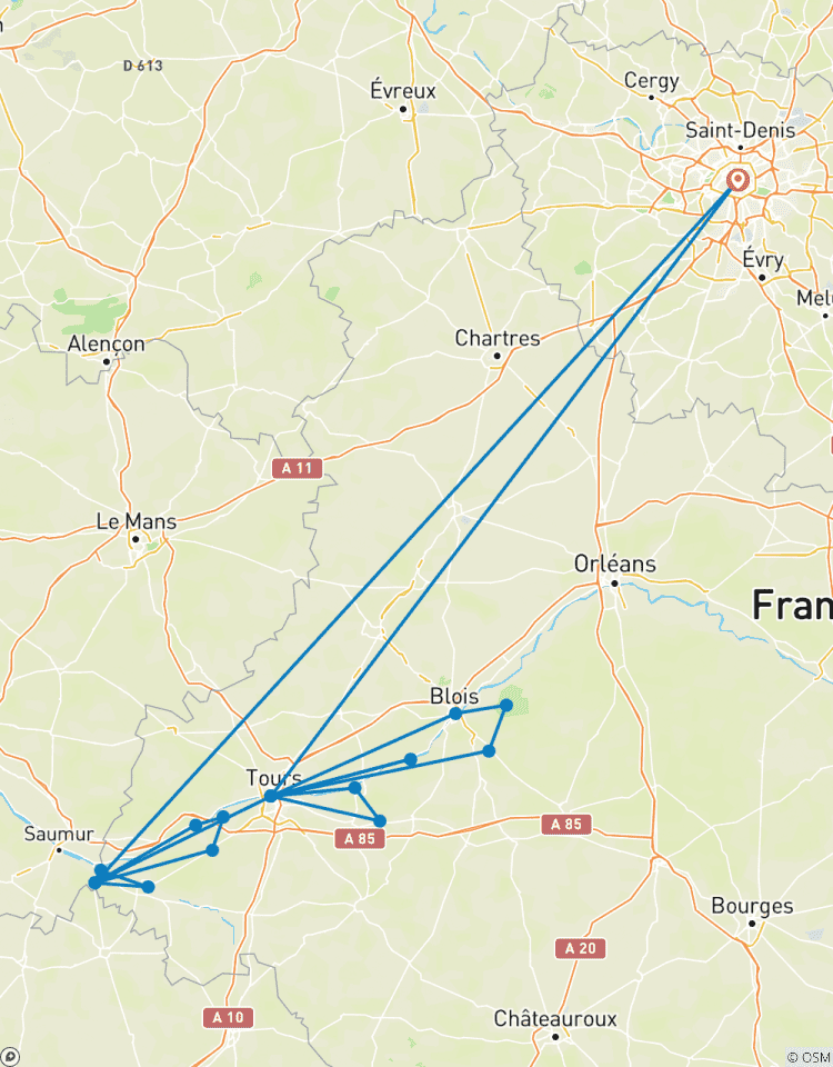 Loiretal: Höhepunkte Rundreise