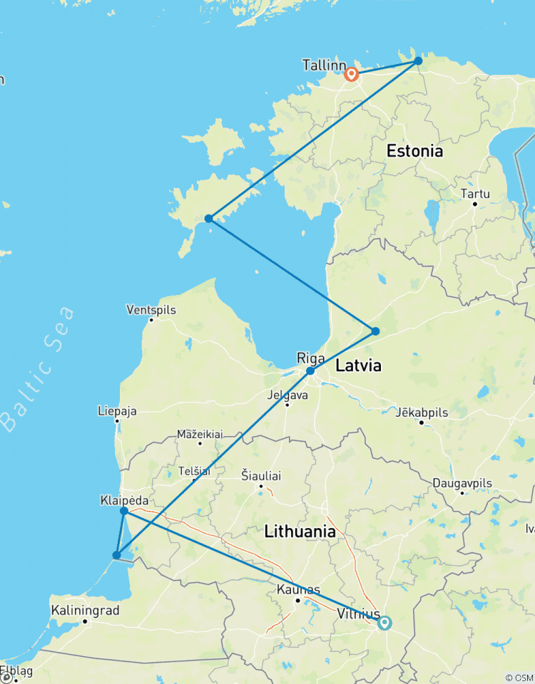Baltikum: Entspanntes Wandern Rundreise