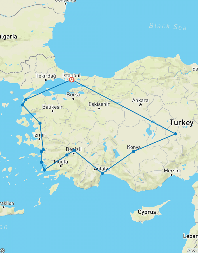 Circuito Turquía 15 días en privado