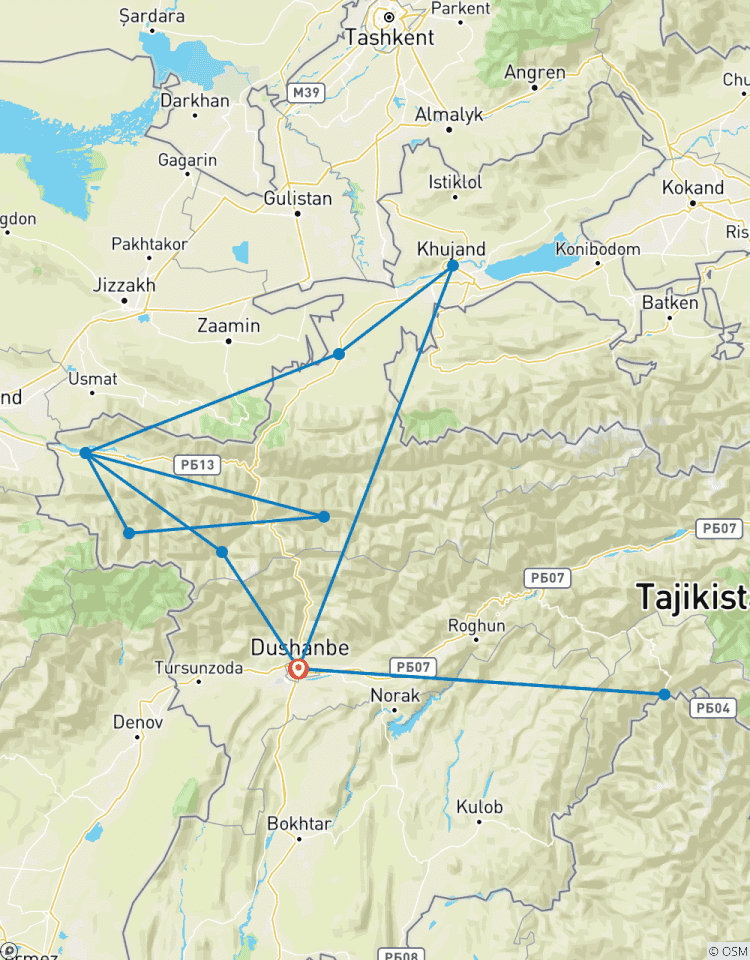 Voyage personnalisé de 11 jours dans le nord du Tadjikistan, avec guide privé et départ quotidien circuit
