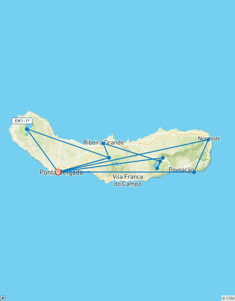 Circuito Senderismo suave en São Miguel