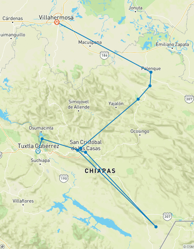 Phänomenale Chiapas Abenteuerreise Rundreise