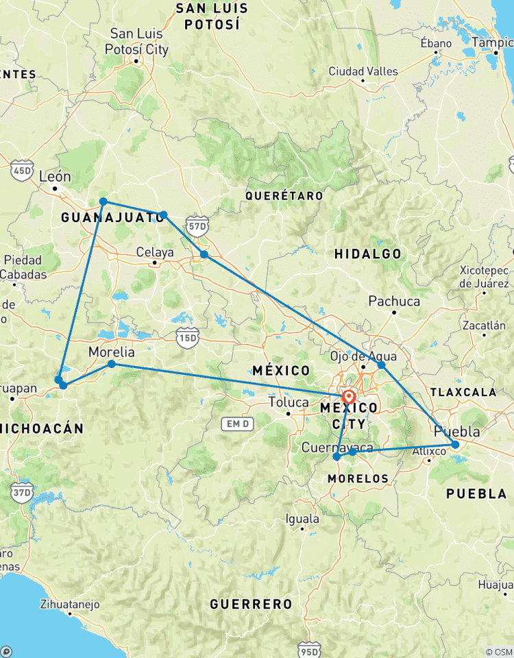 Sites UNESCO du Mexique : Héritage colonial et villes de charme circuit