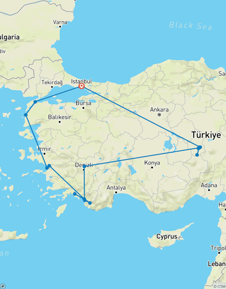 Best of Turkey by Land (5 & 4 Star Hotels) Tour