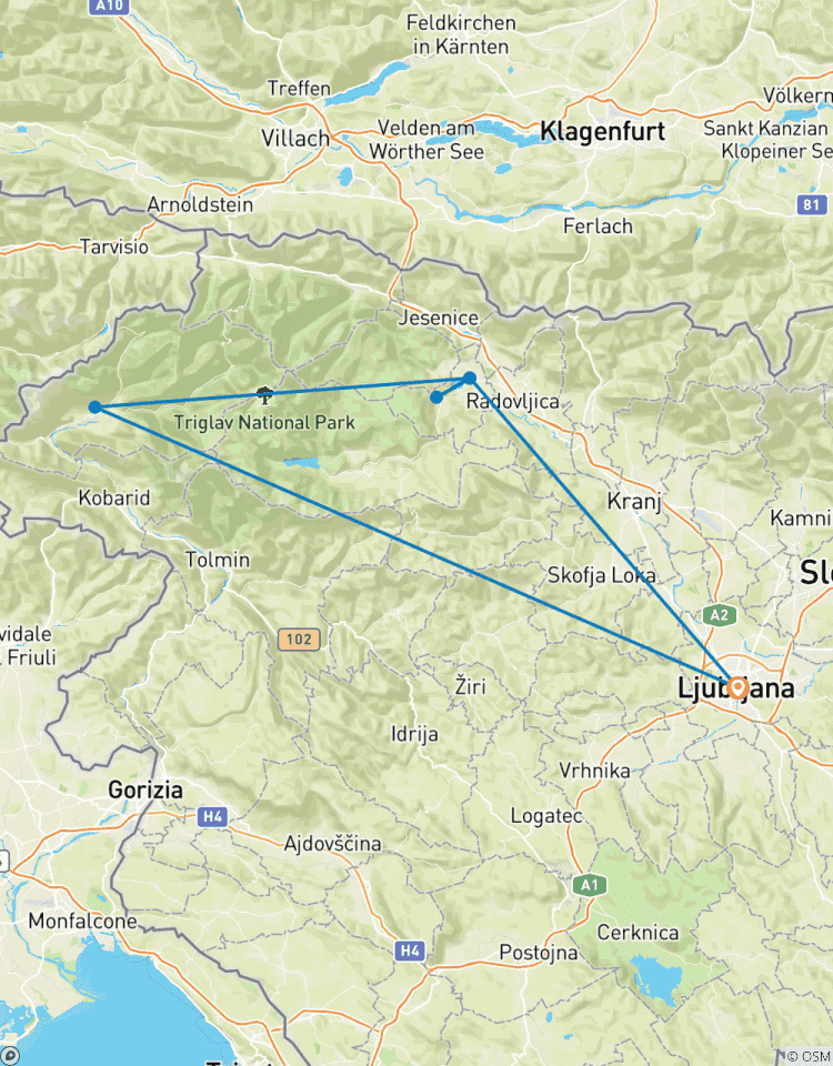 Tour of Slovenia (6 destinations) Tour