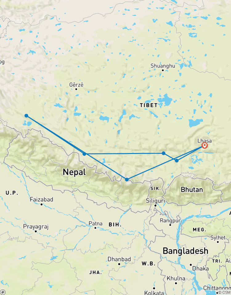 Circuito Tíbet: Kailash - Joya de nieve en el techo del mundo
