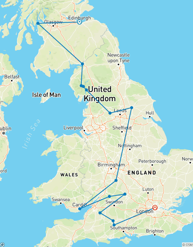 Elegance of Great Britain (Classic, Summer, Start Edinburgh, 12 Days) Tour