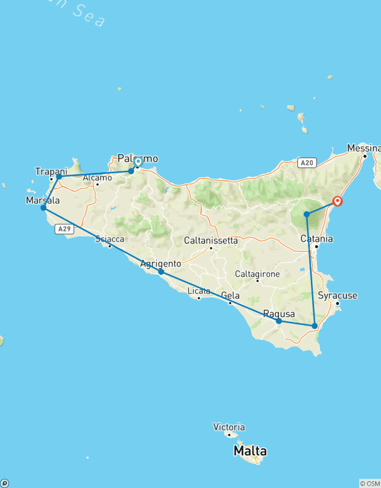 Circuito Sicilia mágica - 7 días