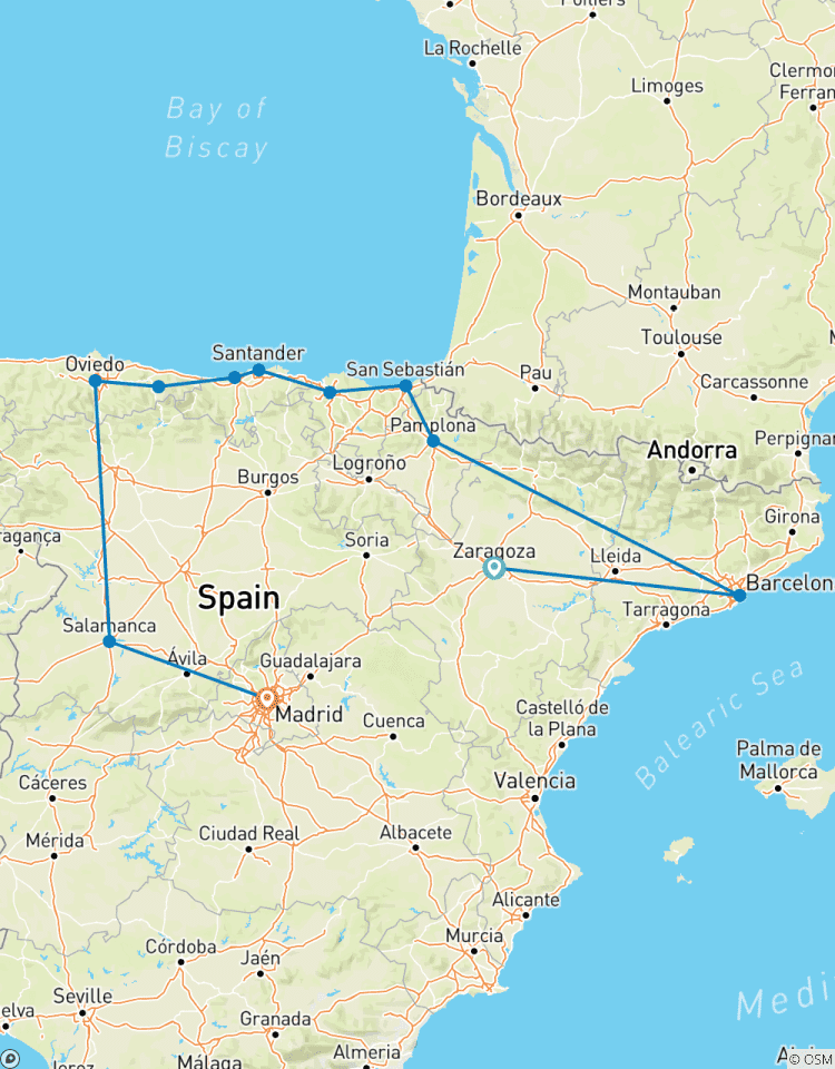 Circuito Desde Barcelona: 4 días por la España Verde