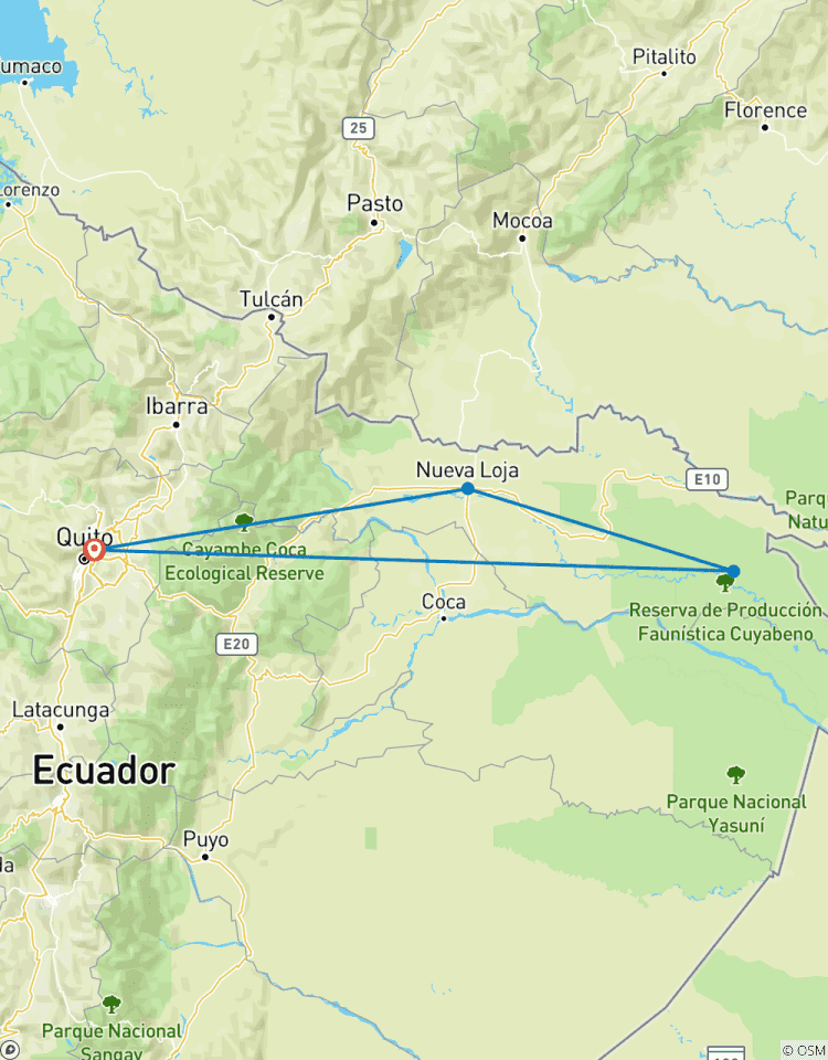 Cuyabeno Amazonas Öko-Lodge Abenteuer 6T/5N Rundreise