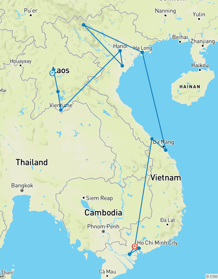 Laos and Vietnam tour in 16 days Tour