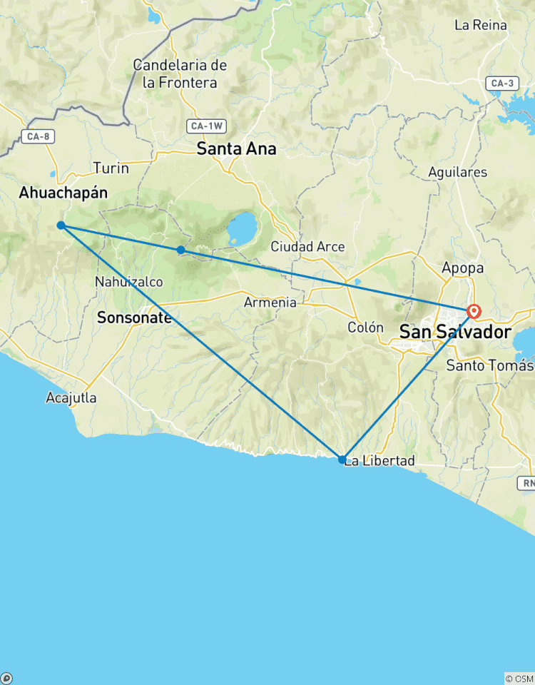Circuito Programa de aventura en el salvador
