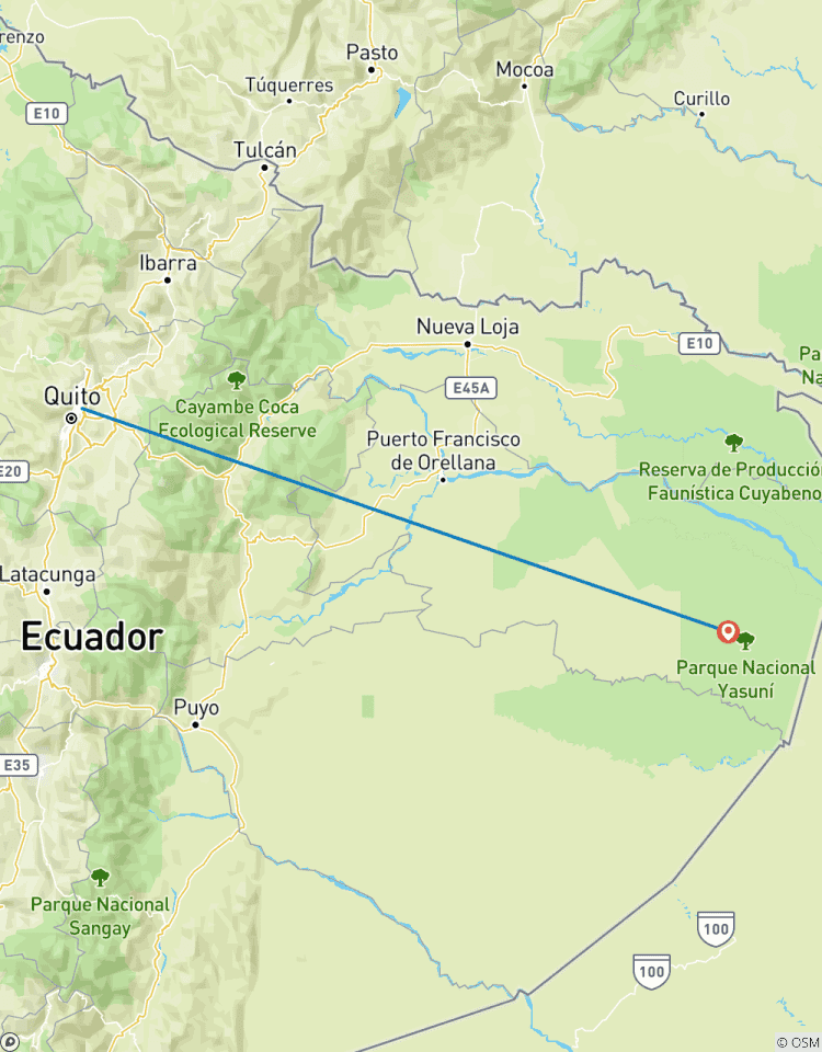 Circuito Amazonas campamento y kayak descubre Yasuni 5 días