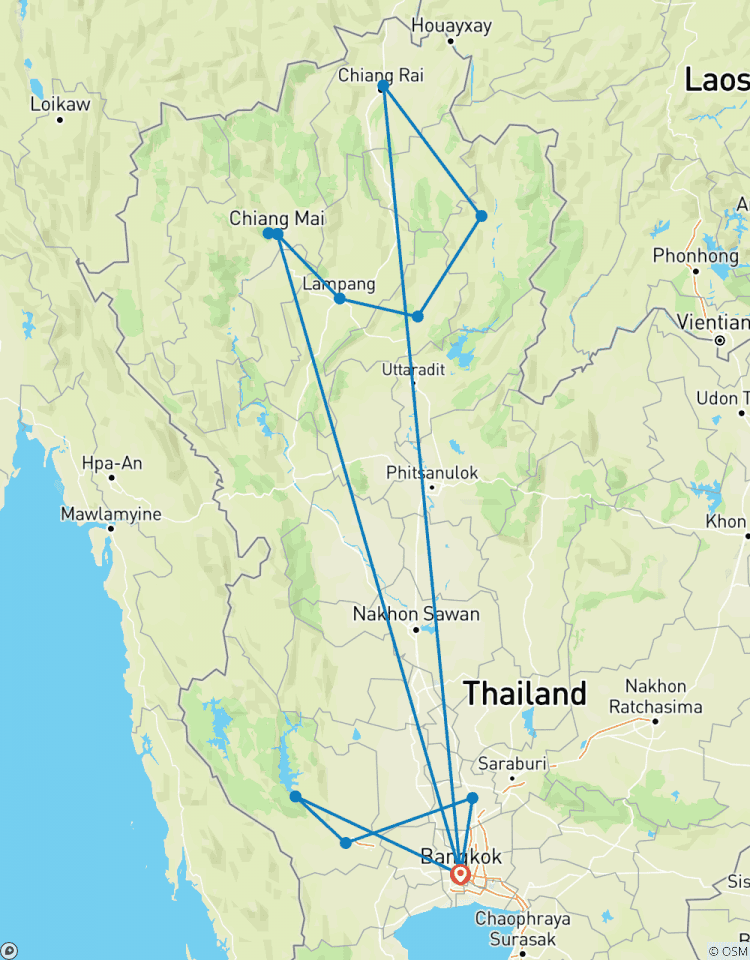 Chiang Mai - Circuit découverte de 15 jours circuit