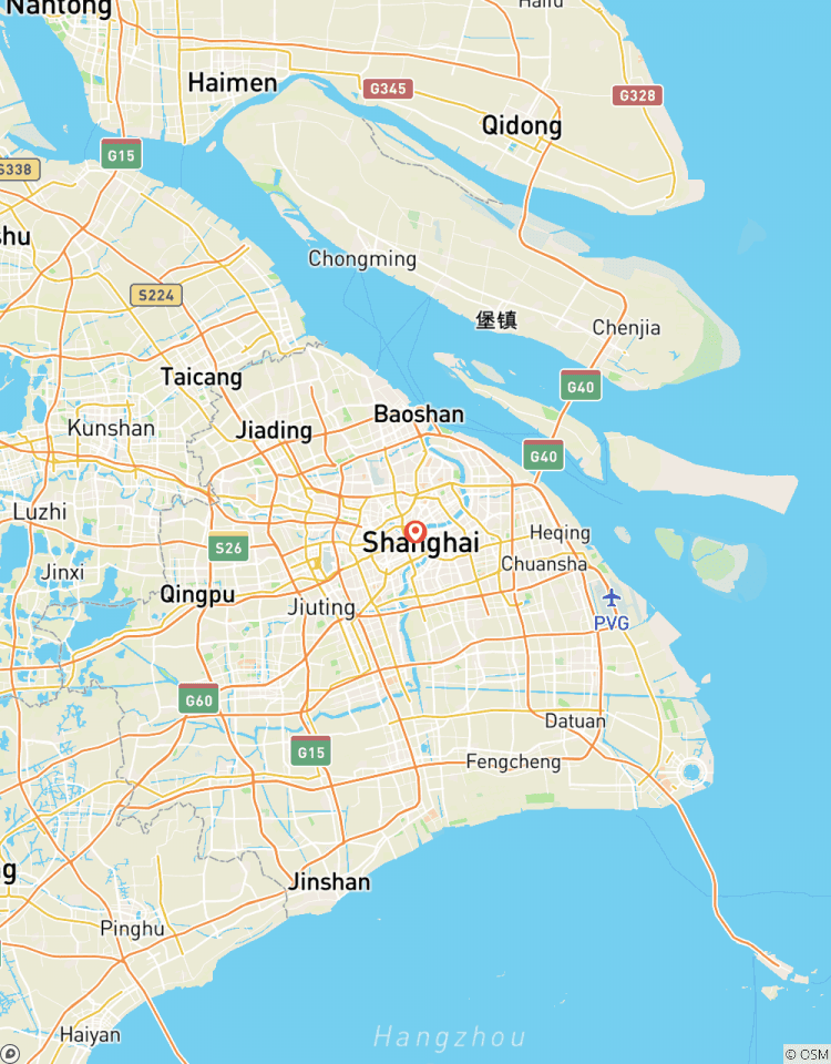 Städtereise nach Shanghai, private Tour Rundreise
