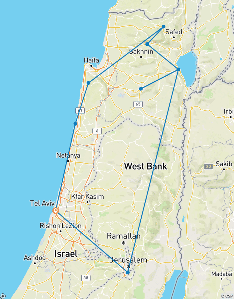 Höhepunkte des Heiligen Landes mit portugiesischsprachiger Führer Rundreise