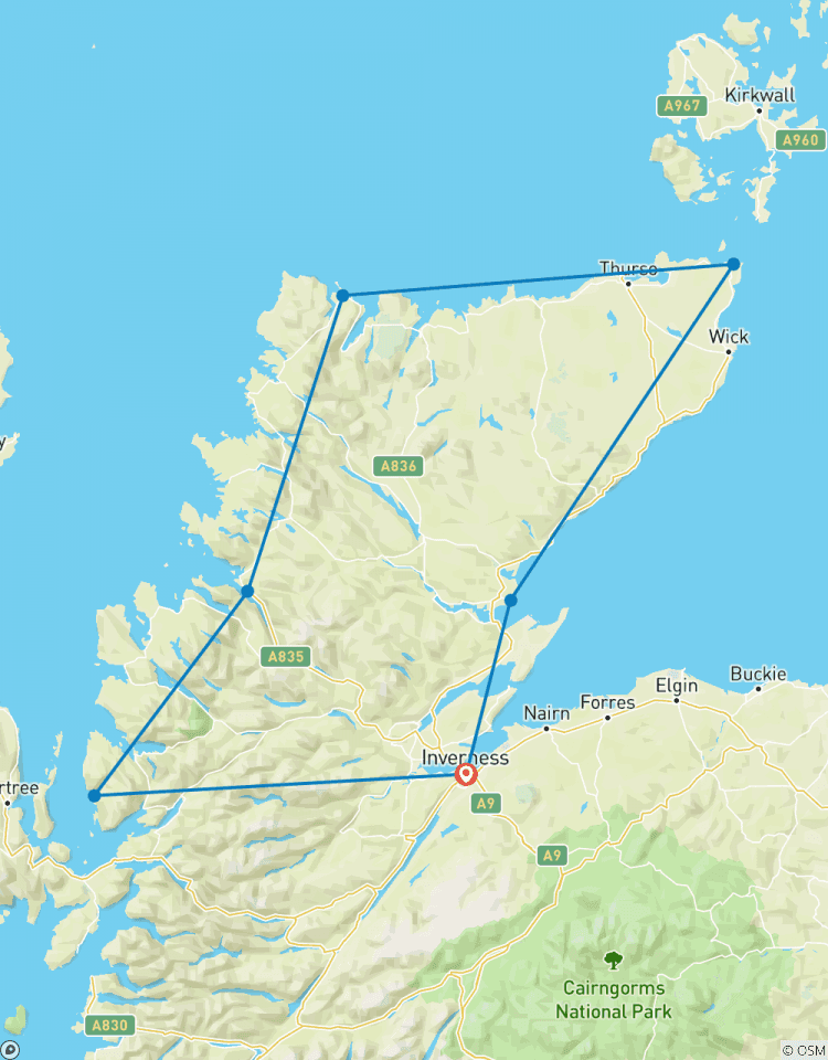 NC500 Road Trip - Selbstfahrer-Tour Rundreise