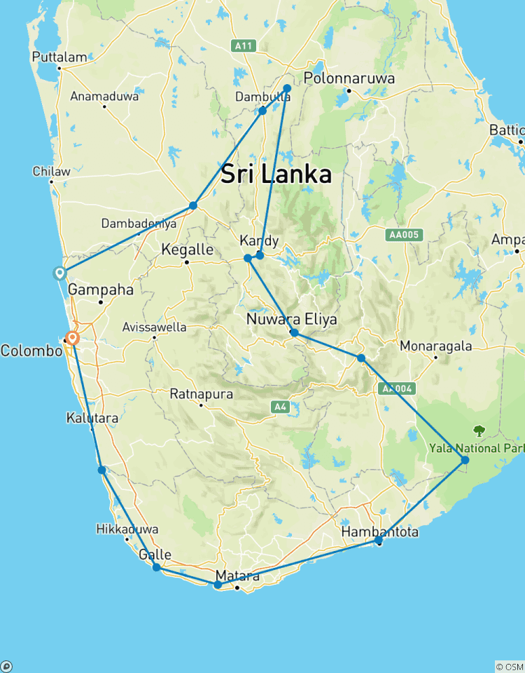 Sri Lanka; Explore Tropical Heaven Tour