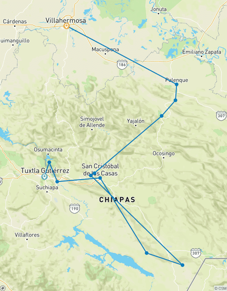 Erkunden Sie die natürlichen und kulturellen Essenzen von Chiapas Rundreise