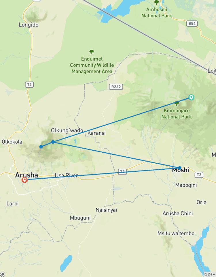 Circuito Monte Meru 4 días de excursión