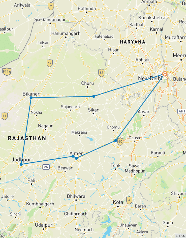 Rundreise Höhepunkte Rajasthans Rundreise