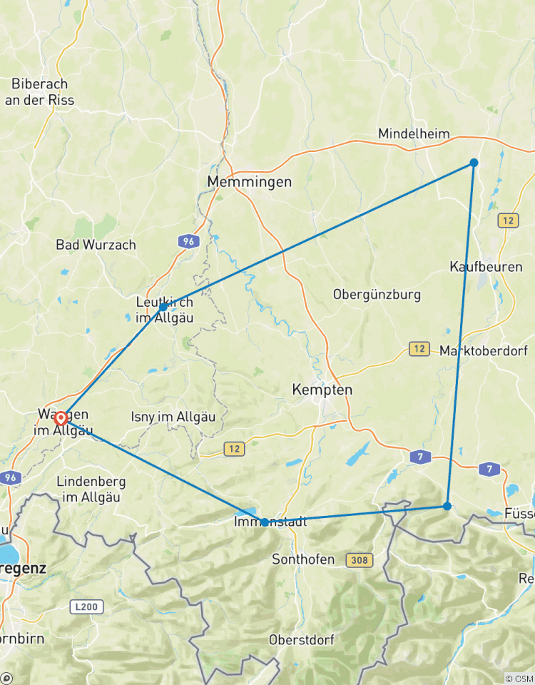 Allgäu Cycling Tour With Luggage Transfer Tour