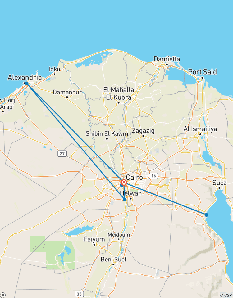 Merveille de l\'Égypte 5 jours Le Caire-Alexandrie-Mer Rouge avec Jet Ski circuit