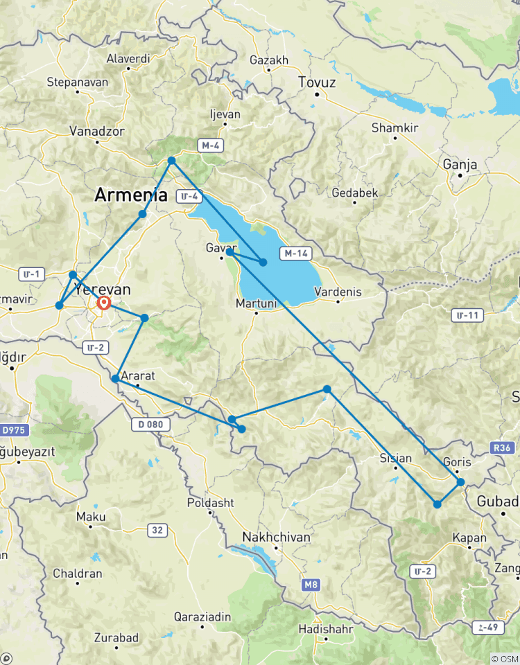 Les trésors de l\'Arménie (Circuit privé / hôtels 4-5*)) circuit