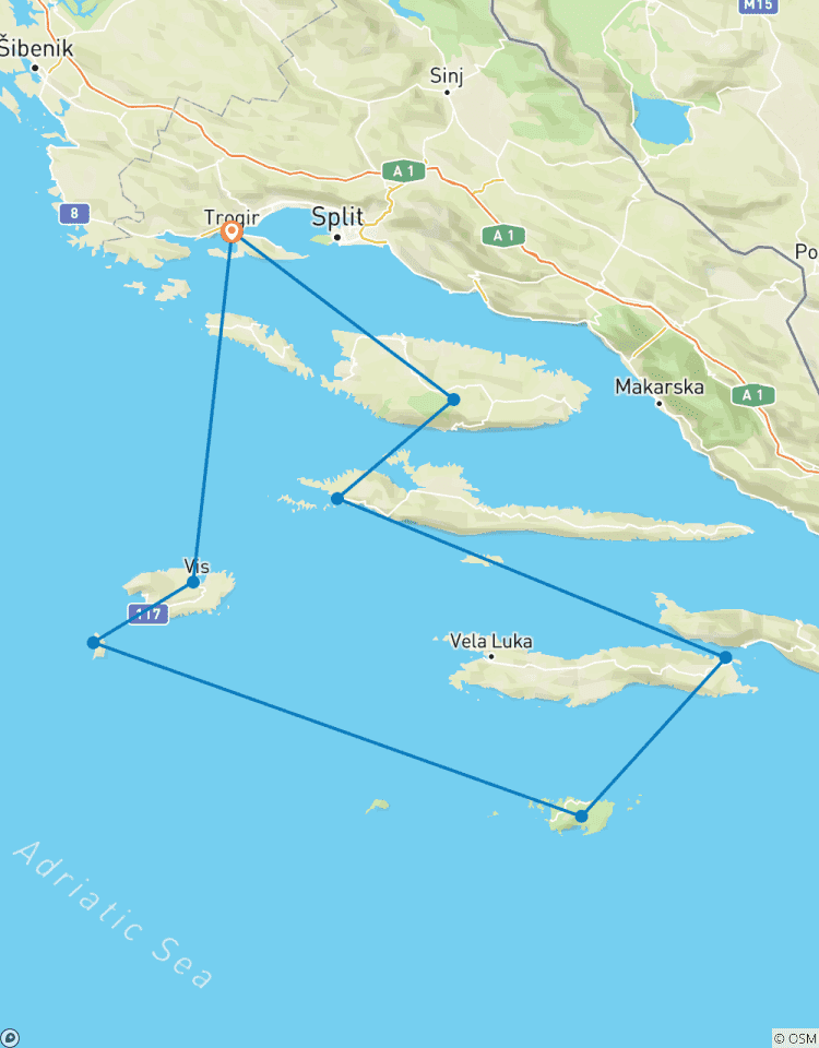 Sailing in Croatia Tour