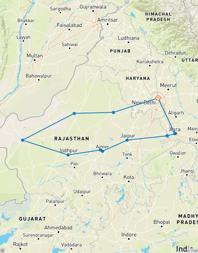 14 Daagse Rajasthan Woestijn Tour - Van Taj Mahal tot Thar Woestijn-rondreis