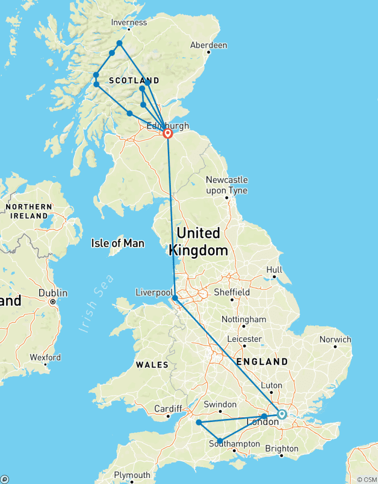 The England - Scotland Tour Tour