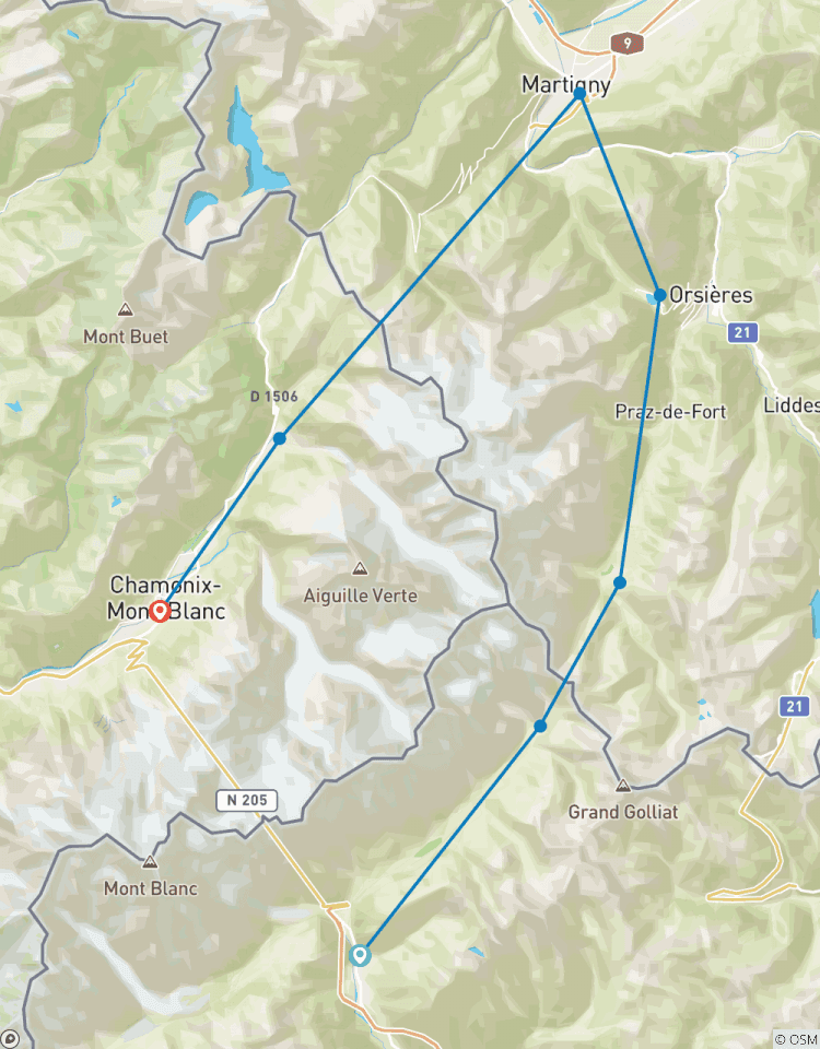 Mont Blanc TMB Half Circuit Tour